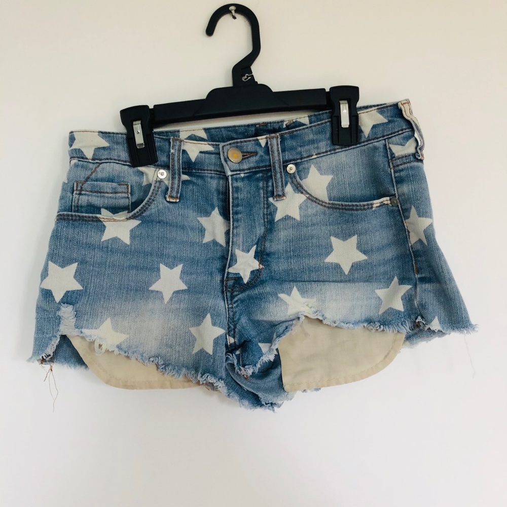 Jean Shorts with Stars⭐️